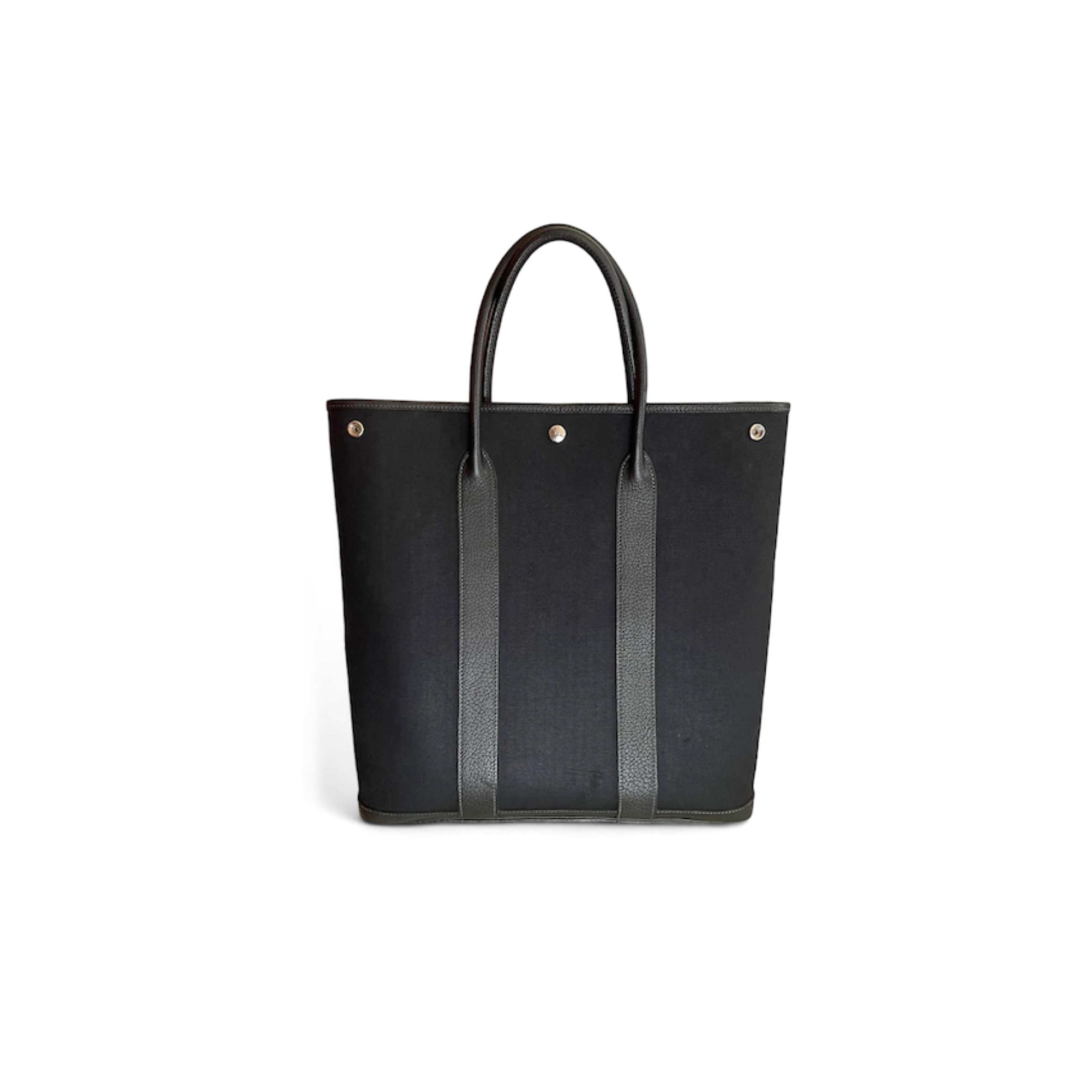 HERMÈS TOILE H NEGONDA GARDEN FILE 28 ETOUPE  (28*23*12cm)